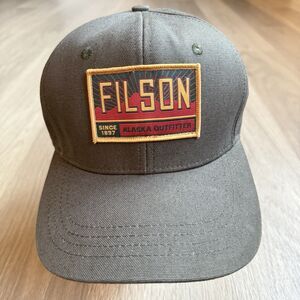 Vintage CC Filson Cap Hat Adult Alaska Outfitter Adjustable Otter Green USA